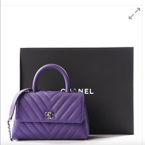 Authentic Chanel chevron bag